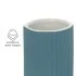 Set accessori bagno 2 pezzi in ceramica blu soft touch Spring