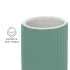 Set accessori bagno 2 pezzi in ceramica verde soft touch Spring