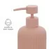 Set accessori bagno 3 pezzi in ceramica rosa soft touch Spring