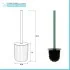 Set accessori bagno 3 pezzi in ceramica verde soft touch Spring