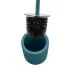 Set accessori bagno 3 pezzi in ceramica blu soft touch Spring