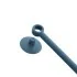 Tergivetro doccia blu in plastica antigraffio con ventosa Spring