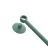 Tergivetro doccia verde in plastica antigraffio con ventosa Spring