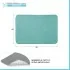 Tappeto bagno verde 60x40 cm in microfibra antiscivolo Spring