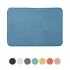 Tappeto bagno blu 60x40 cm in microfibra antiscivolo Spring