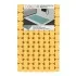 Tappetino antiscivolo doccia giallo 40x73 cm in plastica Spring