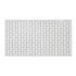 Tappetino antiscivolo doccia bianco 40x73 cm in plastica Spring