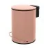 Pattumiera in acciaio 3 litri rosa soft-close con secchio estraibile Spring
