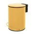 Pattumiera in acciaio 3 litri giallo soft-close con secchio estraibile Spring