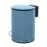 Pattumiera in acciaio 3 litri blu soft-close con secchio estraibile Spring