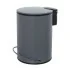 Pattumiera in acciaio 3 litri grigio soft-close con secchio estraibile Spring