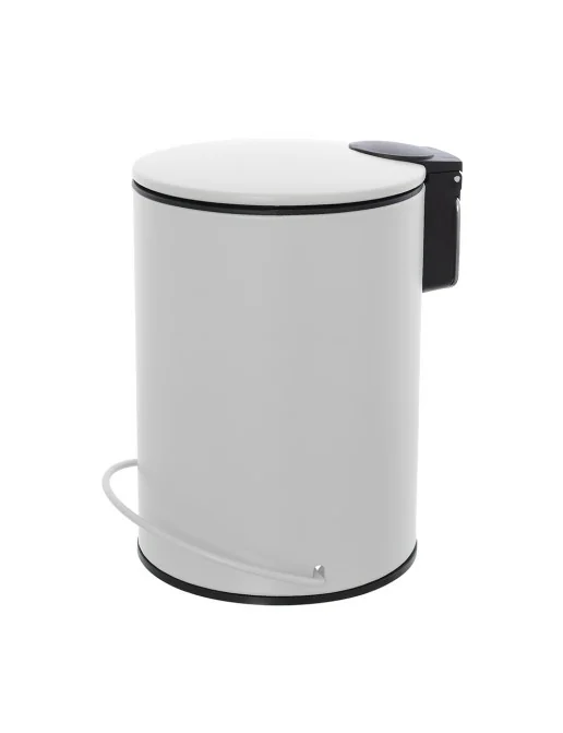 VILEDA, pattumiera Geo metallic lt 70 metallo e nero 137729