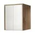 Mobile coprilavatrice con ante 79x91 cm effetto legno e bianco Wanda