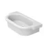Lavabo a canale 90x45 modello Kenia in ceramica d'appoggio o sospeso