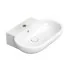 Lavello bagno da appoggio 65 cm linea Mirto con piletta click clack inclusa