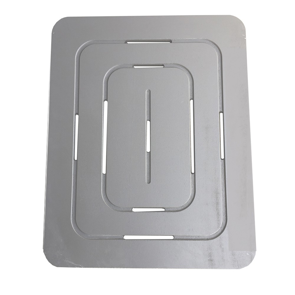 Image of Antiscivolo doccia pedana in legno 55 x 68 ideale per piatto 70 x 90 tortora