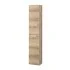 Colonna bagno sospesa 160 cm quercia e bianco Sumya