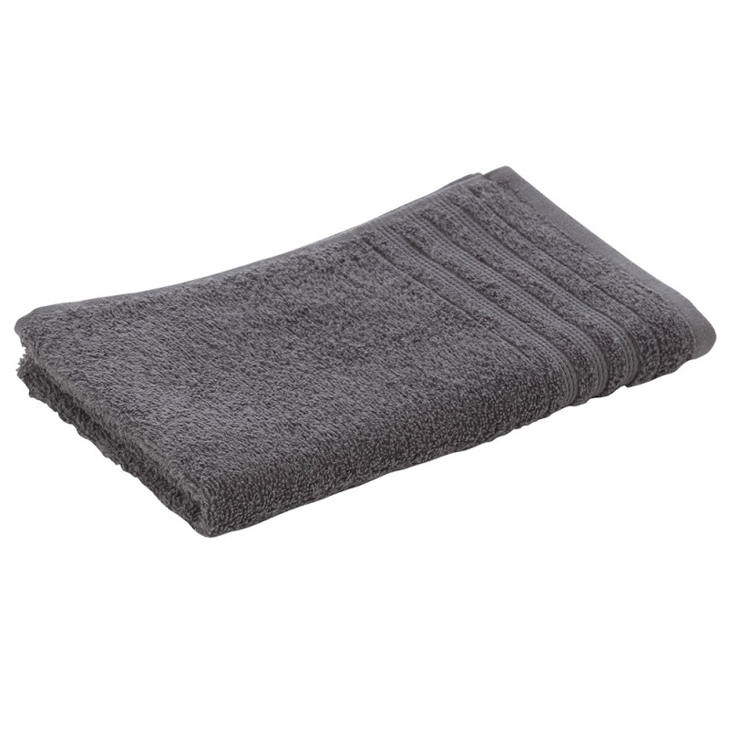 Asciugamano Viso Da Bagno 55x100 Cm In Morbido Cotone Grigio Asciugamano Viso Da Bagno 55x100 Cm In Morbido Cotone Grigio