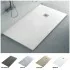 Piatto doccia 70x120 in resina su misura bianco effetto pietra Karen