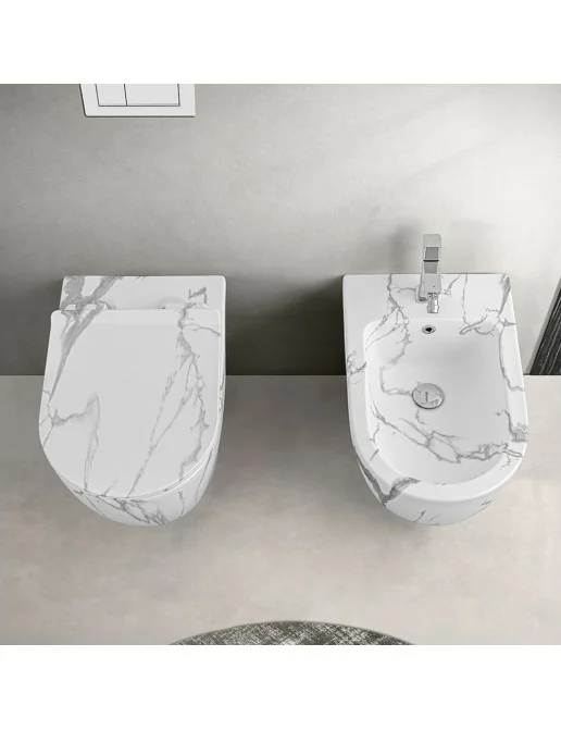 Allibert siège WC baccara blanc