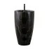 Lavandino freestanding da terra 50x85h cm effetto marmo nero Tokyo