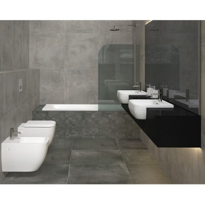 Wc sospeso ceramiche rak serie metropolitan