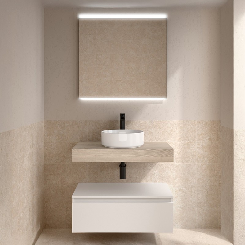 Libreria Angolare 5 Ripiani 20x20x120 Cm, Mensola Stretta Da Parete In MDF Bianco, Perfetta Per Libri E Oggetti Piccoli