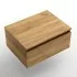 Cassettone sospeso per bagno 80 cm in legno MDF 1 cassetto rovere africa Sumo