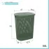 Scheda tecnica Portabiancheria con coperchio in plastica verde salvia 58 lt Kamala
