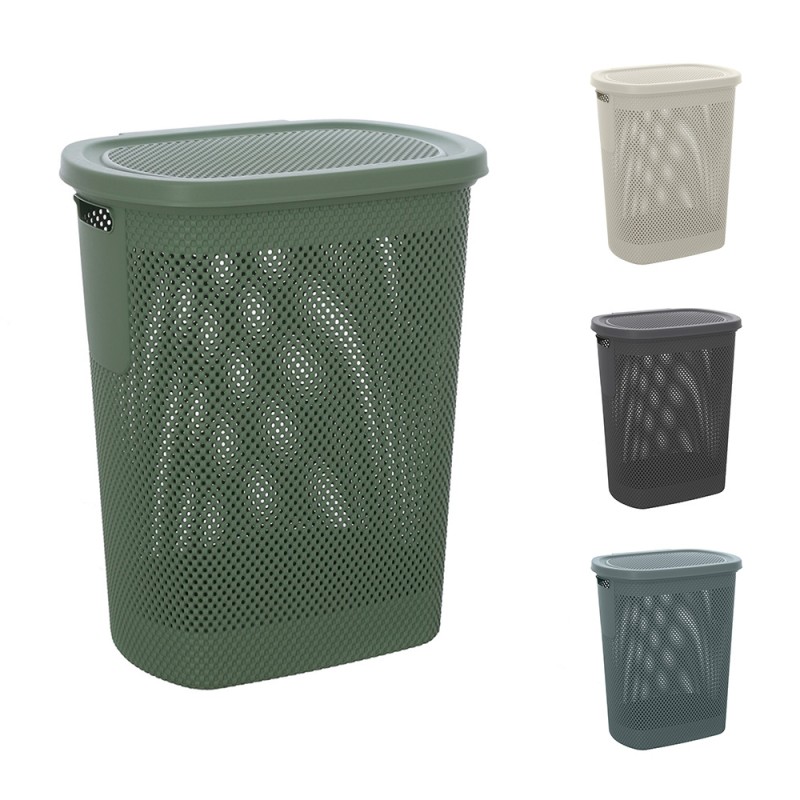 Cesti per cesto della biancheria con coperchio, 160L Extra