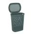 Coperchio Cesto portabiancheria in plastica blu avio 58 lt Kamala