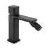 Miscelatore bidet nero opaco con piletta Lotus