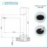 Scheda tecnica Miscelatore lavabo in ottone nero opaco con piletta click clack Lotus