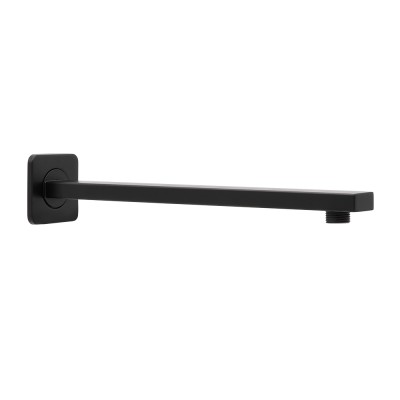 Braccio doccia in ottone nero opaco Lotus