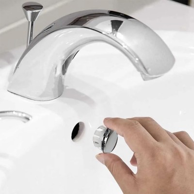 Installazione Tappo copriforo bianco opaco troppo pieno lavabi e bidet da 24 o 28 mm