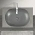 Foto su lavabo Piletta di scarico clic clac grigio opaca con e senza troppopieno