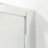 Box doccia semicircolare 80x80 cm Geo doppio scorrevole in cristallo opaco
