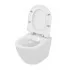 Wc sospeso Rimless serie Tokyo in ceramica bianco lucido 