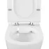 Wc sospeso Rimless serie Tokyo in ceramica bianco lucido 