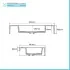 Mobile bagno 80 cm grigio perla lavabo sospeso e specchio LED Iside