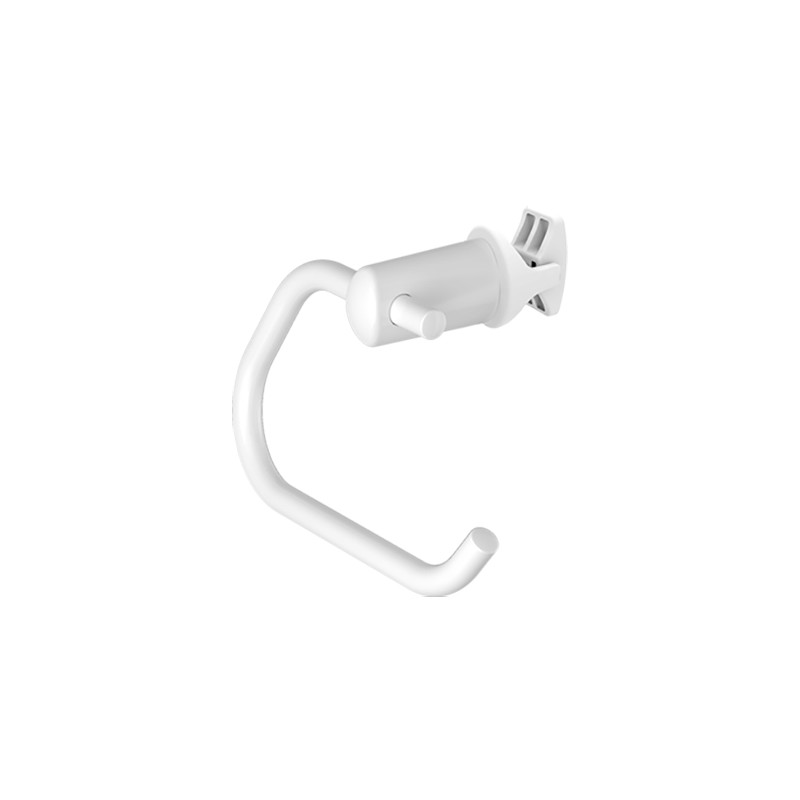 Portarotolo in Abs Bianco Serie Smart per Scaldasalviette e Termoarredo L. 12.6