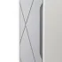 Colonna sospesa da bagno 30x150 azzurro polvere con ripiani Furore