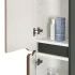 Colonna bagno sospesa alta noce canaletto Minori/Maiori 30x150 cm