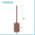 Scheda tecnica Porta scopino wc in poliresina terracotta Marica