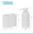 Scheda tecnica Set accessori bagno 4 pezzi in poliresina bianca Marica