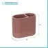 Informazioni tecniche Set accessori bagno 2 pezzi in poliresina terracotta Marica