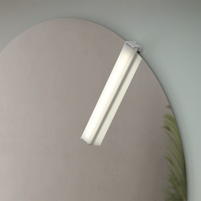 Lampada LED 26 cm cromo per specchio a filo luce naturale 4000K