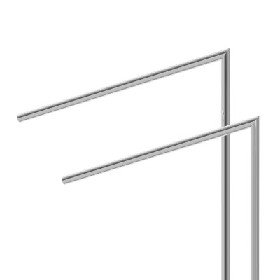 Dettaglio 1 Piantana portasciugamani da appoggio in acciaio cromato Style
