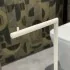 Dettaglio 1 Piantana porta rotolo e scopino da appoggio in acciaio bianco opaco Style