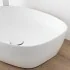 Dettaglio Lavandino da appoggio ovale 50x38 cm bianco opaco Tokyo